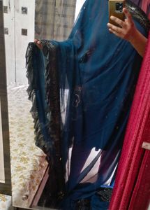 Georgette Frill Saree