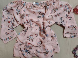 Pink Crop Top