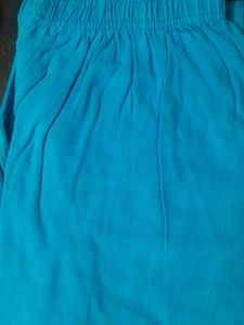 Blue banBlue Bandhani Kurta Leggins Dupatta set