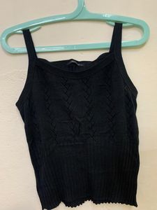 Elegant Black Sleeveless Top