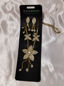 Elegant Floral Jewelry Set
