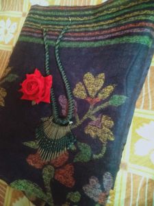 Elegant Floral Saree