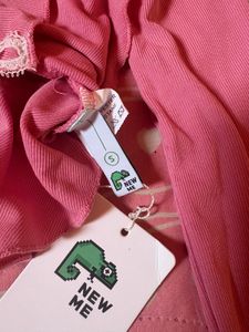 NewMe Pink Long Sleeve Crop Top