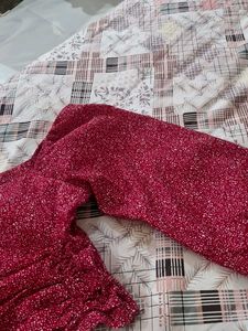 Red &amp; White print top