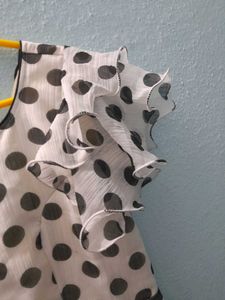 BLACK AND WHITE KURTA.