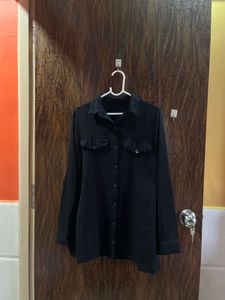 34 Bust Black Shirt For Women