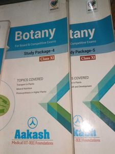 Aakash Botany Class XI Package
