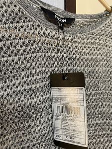NEW Cold Shoulder Knit With Lurex Thread