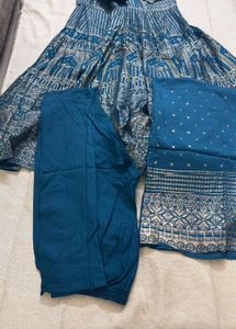 BIBA Teal Blue Suit