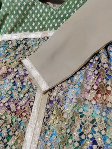 New Kurtha🥳 with Front Net Work Design