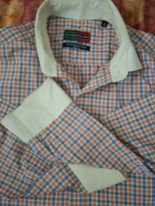 Peter England Checked Shirt