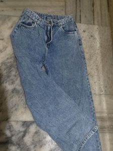 Wide Leg Denim Jeans