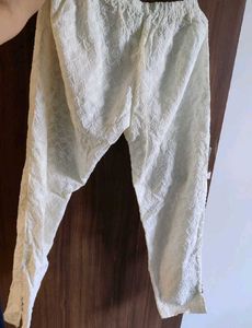 Chikankari Embroidered Palazzo Pant