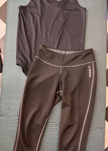 Athletic Set - Top, Shorts, Leggings