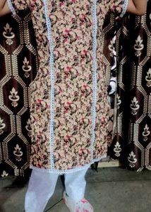 Floral Print Kurta