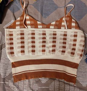 Retro Knit Cami Top
