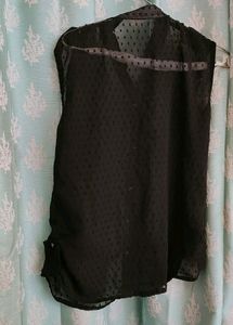 Chiffon Black Shirt