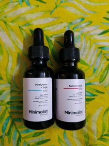 Minimalist Serum Combo: Salicylic Acid, Hyaluronic