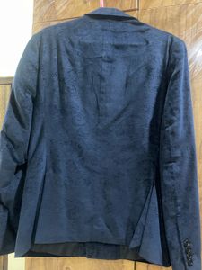 Blackberrys Navy Velvet Blazer