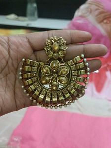 Vintage Style Statement Golden Earrings