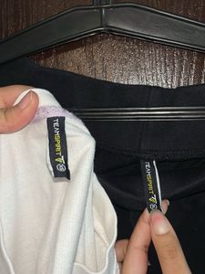Motivation Black Joggers And Boxy tshirt