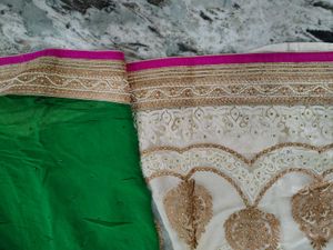 Half Georgette Saree