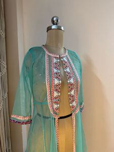 Embroidered Sheer Shrug