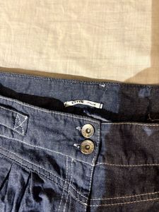Stylish Denim Cropped Imported Pants