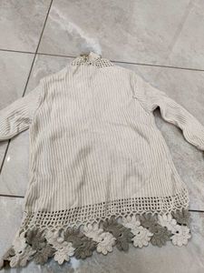 Crochet Knit Cardigan