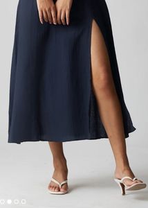 Navy Midi Dress