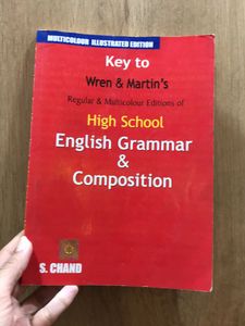 Key To Wren And Martin’s English Grammar And Composition