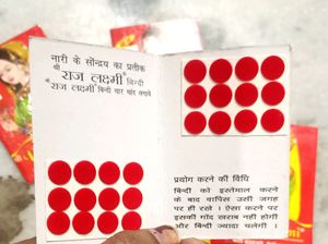 Raj Laxmi Plain Red Bindi