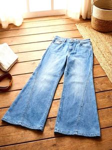 Wide Leg Denim Jeans