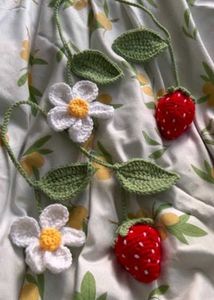 Crochet Flower Curtain Tiebacks