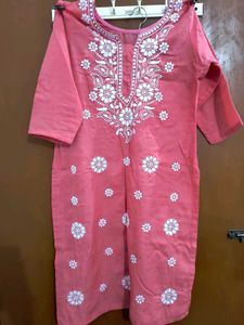 Chikankari Kurta With Pant