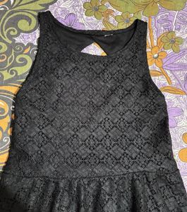 NoBo Bold &amp; Beautiful Black Lace Mini Dress