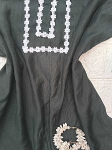 Collar Neck Short Kurti 🖤