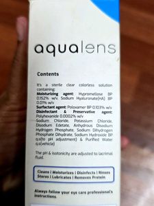 Aqualens Comfort Lens Cleaning Solution