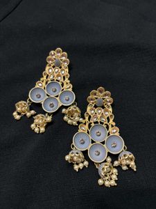 Boho Chic Silver Drop Earrings