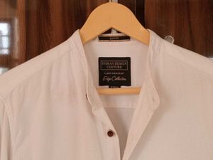Mandarin Textured Shirt 👔