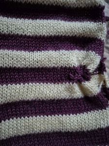 Striped Knitted Crop Top