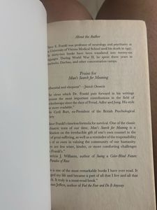 Man’s Search for Meaning -By Victor E Frankl