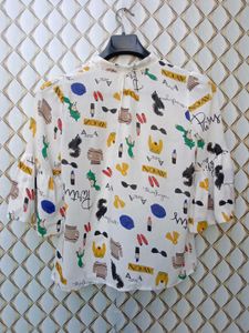 New With Tag Korean Asthetic Cute Bow Top