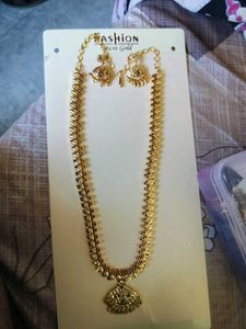 Gold-Plated Necklace Set impon panchaloham