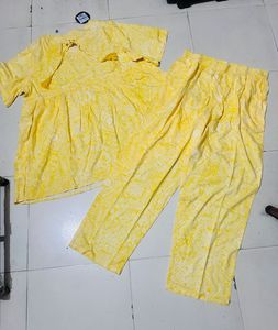 🌼 Clovia Yellow Kurta Set – Sunshine vibes at a….