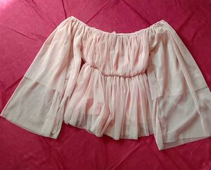 Pink Tulle Top