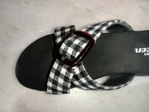 Checkered Flats &amp; Sandals