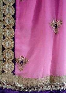 Two Tone Saree With Blouse