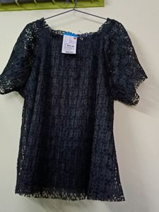 New Black Top With Tag