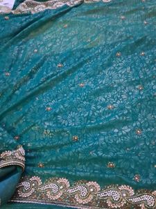 Heavy Work Beautiful Saree